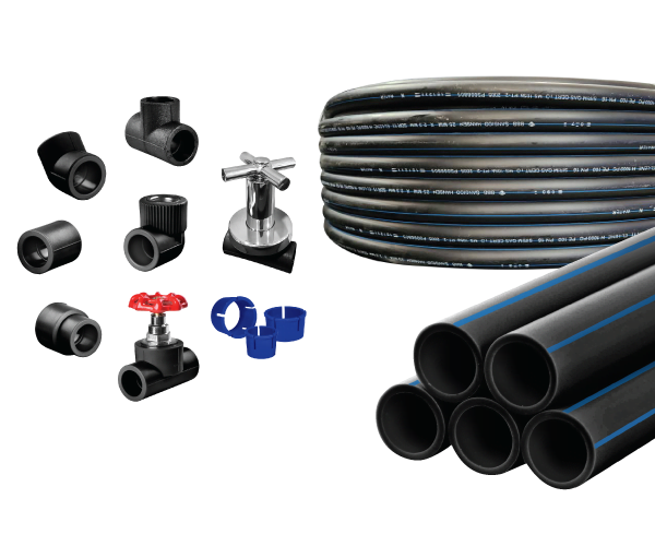 PE Socket Fusion Fittings & Pipes